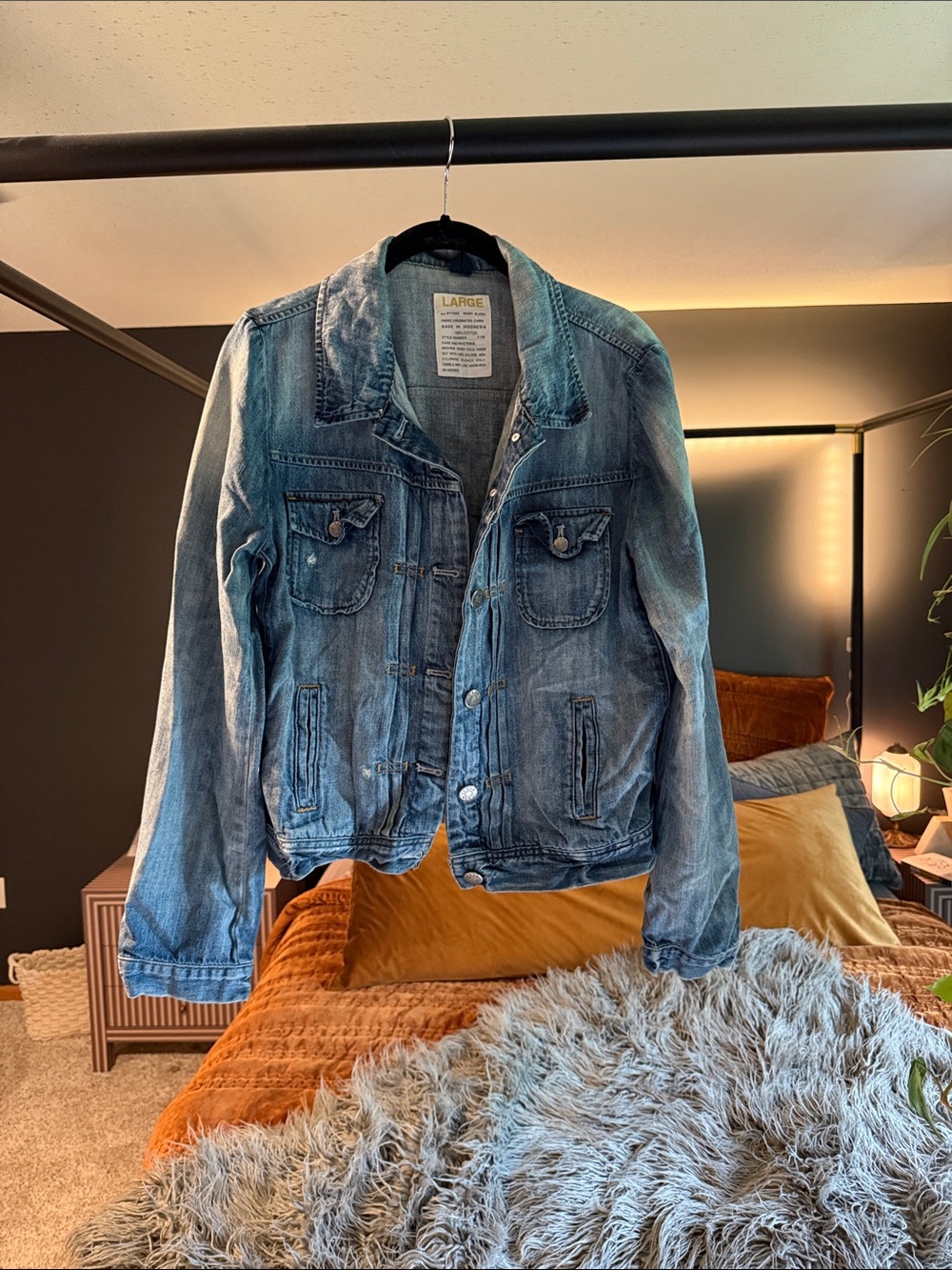 J. Crew Blue Washed Denim Jean Jacket